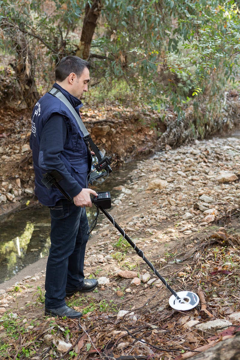 geo examiner ground radar 3d metal detector scan