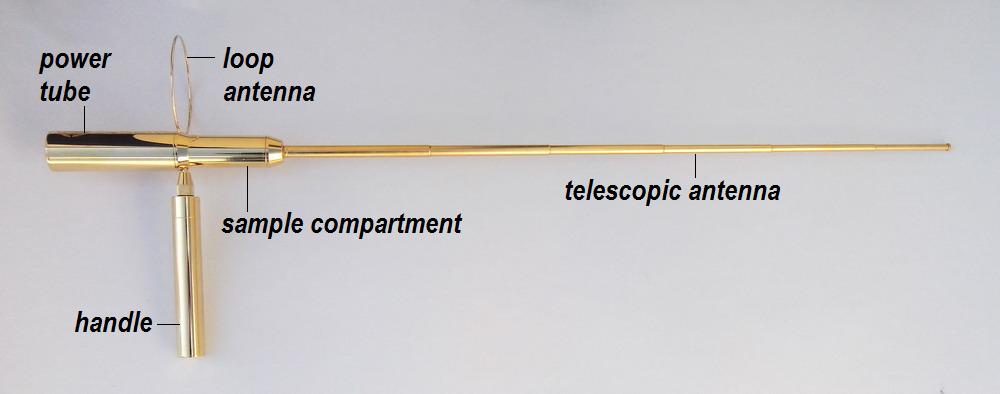 gold dowsing antenna rods detector apollo