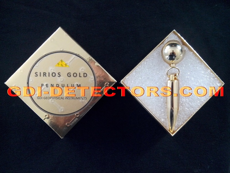 GDI detectors SIRIOS radiesthesia gold-water dowsing pendulum